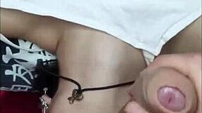 White Wolf deepthroating submissive teen White Moon's throat with huge cock