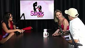 Aline Fischborn And Flávio Paiva In Sheer Red