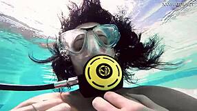 Ever seen Brita Piskova finger herself underwater in a swimming pool?