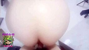 Qingteng Meimei - Girlfriend’s Tender Pussy Split Open at Door for Brutal Fuck!