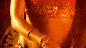 Classic Indian Brunette Strips Sensually