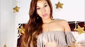 Look at this tranny bombshell jerking off on cam