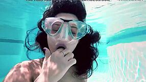 Ever seen Brita Piskova finger herself underwater in a swimming pool?
