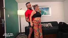 Just helping my husband's stepbrother ease that boner real quick