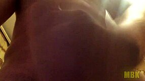 young guy alone at home masturbates solo