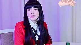 Pov crazy Yumeko Jabami gets fucked in every hole