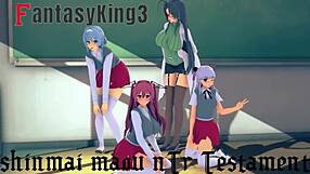 Shinmai Maou NTR Testament 2 Bully Borning Part1 Full Movie On PTRN FantasyKing3