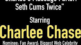 Busty Milf Charlee Chase Gives Oiled Handjob With Dirty Talk