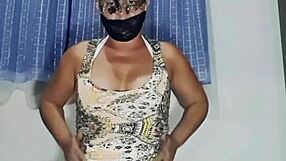 mirelladelicia strips and plays with dildos in exhibitionism masturbation compilation