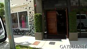 Explicit and sexy homosexual fucking with bareback blowjob