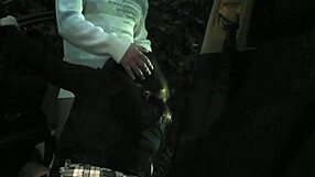 fun with t-girls at a car park and porn theater