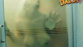 Fucking My Blonde Girlfriend In The Steam With Big Cock