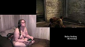 naked last of us play through part 2 with big tits and tattoos