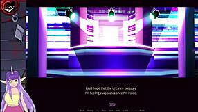 Lesbian hentai with big tits in cartoon game