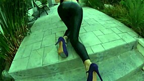 Can Juelz Ventura Handle Deepthroat Choking In Spandex POV?