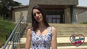 candie coquine brunette fulfills double penetration fantasies with anal threesome