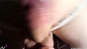 Blonde Teen Babe Sucks and Strokes Cock in Female POV with Toys