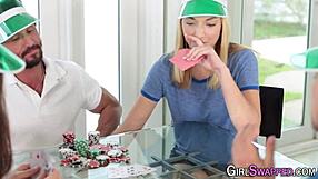 Teen jizzed by older dude!