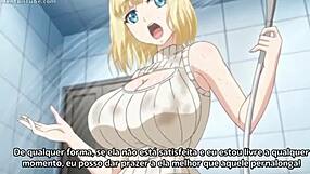 No mercy for the slutty blonde Suzumura Alisa in this adult cartoon