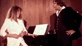 Vintage Threesome Action in Dark London Swinging Sixties