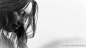 hot brunette at private com gets anal from her boss