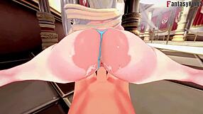 Rosalia Fucks Three Mario Bros in Fantasy Anime Scene