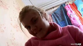 Hey, Watch This Blonde Teen Ride Her Horny Boyfriend's Cock