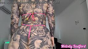 Cheeky Sheer Micro Bikini Try-On with Skinny Beauty
