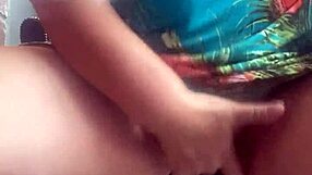 I finger my shaved pussy in public