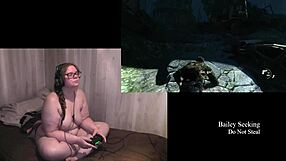 naked last of us play through part 2 with big tits and tattoos