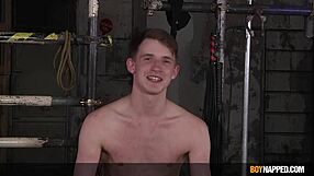 Taylor Mason Spitroasted Hard by Dildo and Xavier Sibley in Kinky Bondage