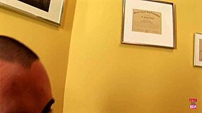 Stunning blonde babe visits doctor about boss issues