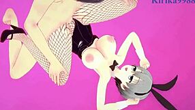 hana uzaki and yanagi uzaki enjoy a fun bunny girl costume party