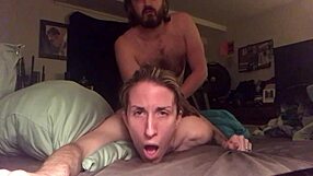 Rough Fuck Wakes Her Up With Deepthroat And Cowgirl Action