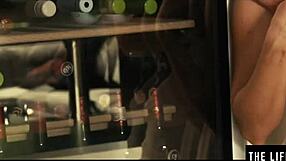 two skinny lesbians masturbate to huge orgasms together