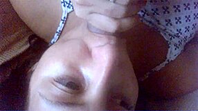 This latina gives amazing oral sex