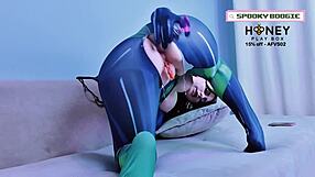 dr drakken gave shego a new vibrator and she tried it immediately