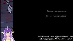 Lesbian hentai with big tits in cartoon game