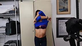 i feel so hot showing off for the director