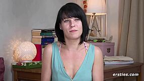 Brunette Achieves Intense Orgasm with Toys