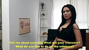 Baddass Tight Tall Teen 18+ Latina Amateur Blowjob Sucking A Big White Cock