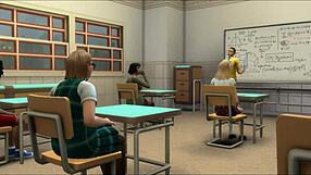 profesor folla a alumna en clases con cuckold