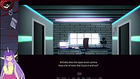 Lesbisk hentai med store bryster i tegneserie-spil