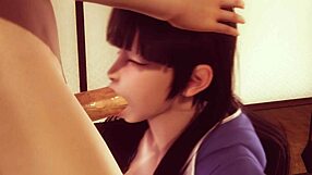 Hinata ready for anything in 3d hentai naruto