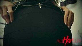 Blonde with big tits takes an erotic detour in the dressing room