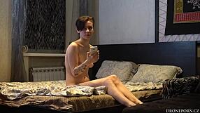 Czech girl anna nude selfie - hidden camera?