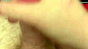 I quick jack off and cumshot before bed, oops