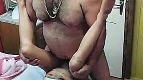 Young Babe Ripped Clothes In Garage Teasing