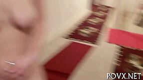 Roxy Lovette gives rough blowjob and sloppy oral in teen sex