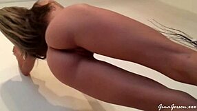 My beautiful legs on display with cute blonde teen charm in fetish style.